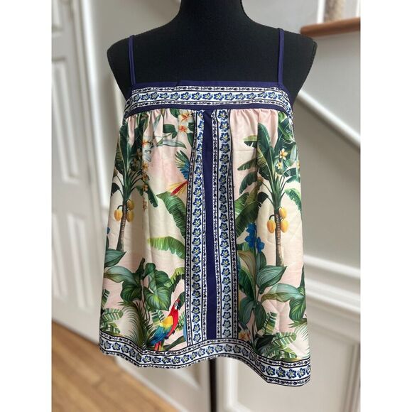 SHEIN Tops - For sale is a SHIEN Resort Wear Palm Print Tank Size XL – NWOT